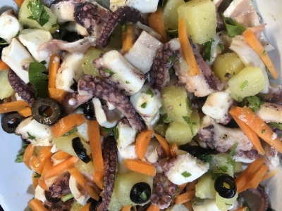 Insalata di polpo con patate